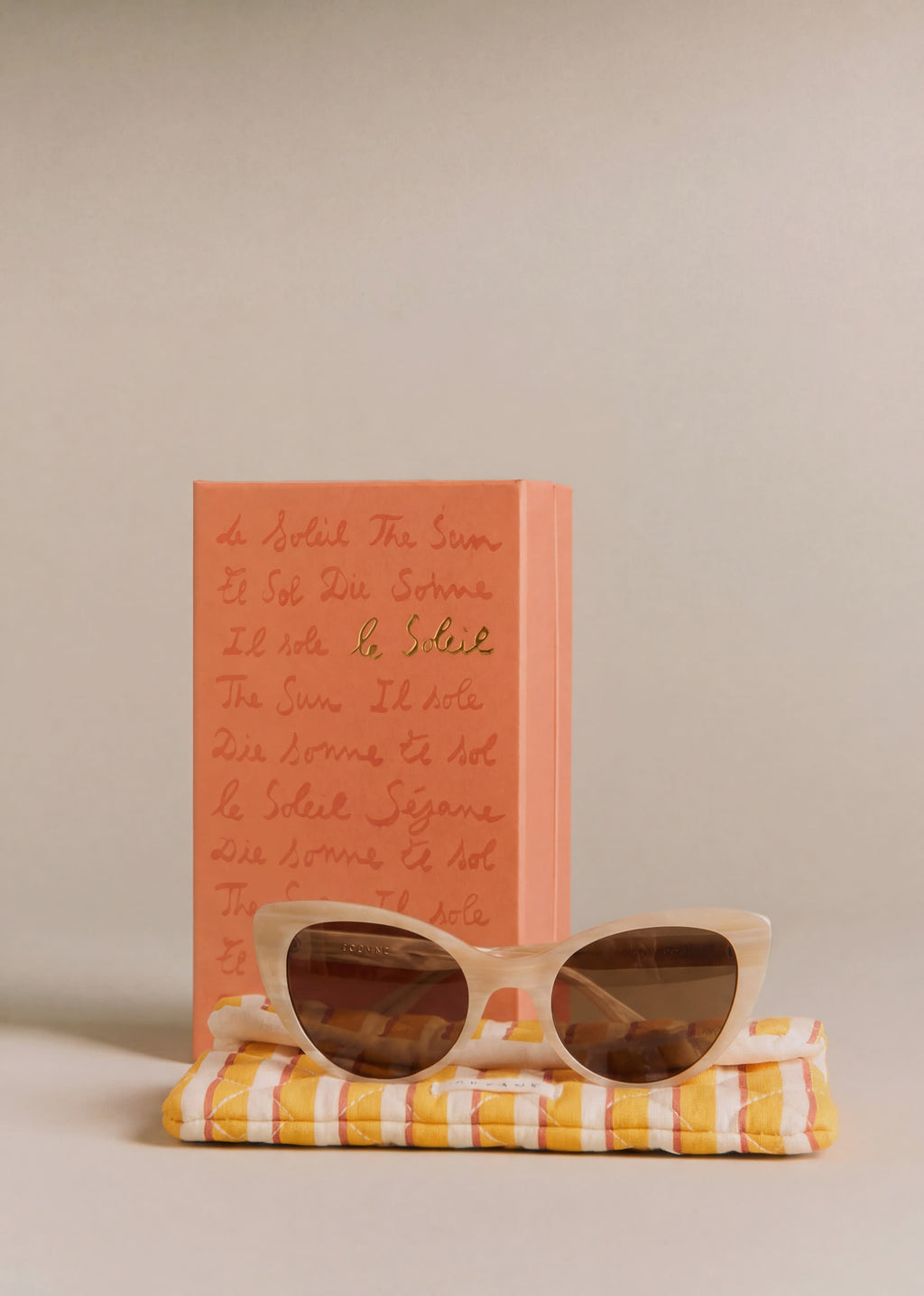 Lunettes de soleil Bianca - Ecru