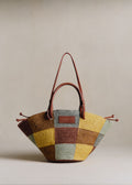 Panier Justine - Raphia Ocre Multi
