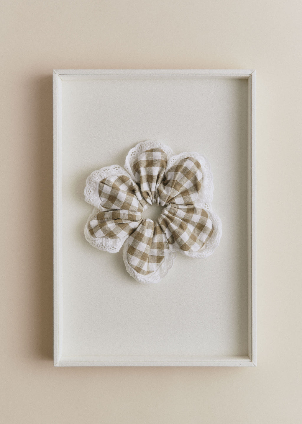 Chouchou Fleur - Vichy Vert