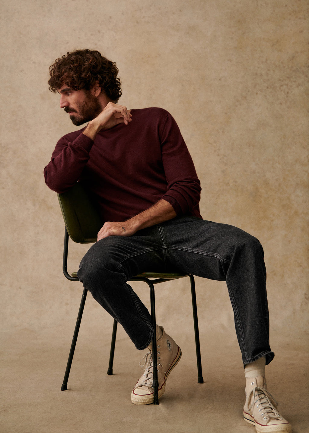 Pull Nils - Bordeaux