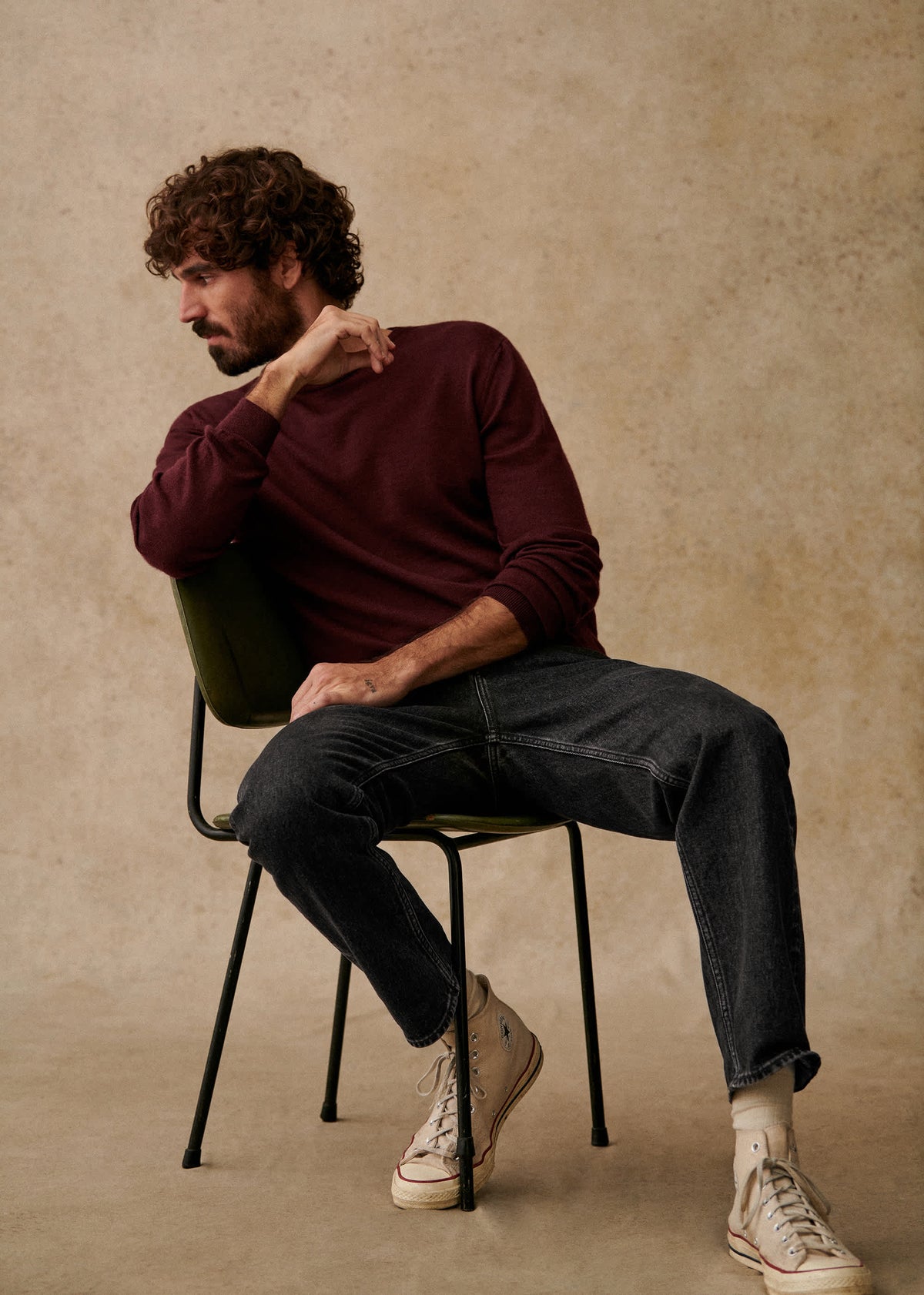 Pull Nils - Bordeaux