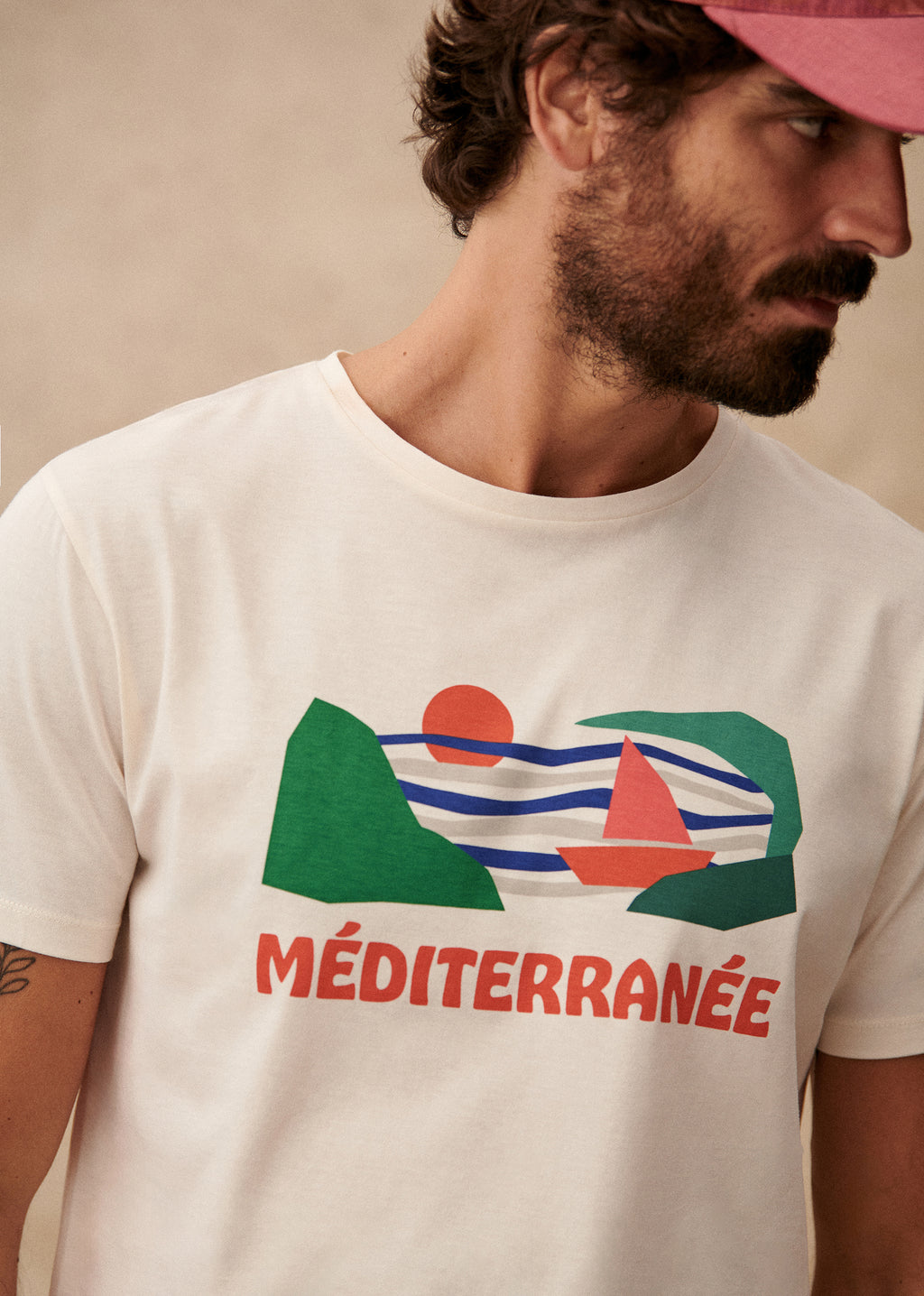 T-Shirt Mer - Ecru