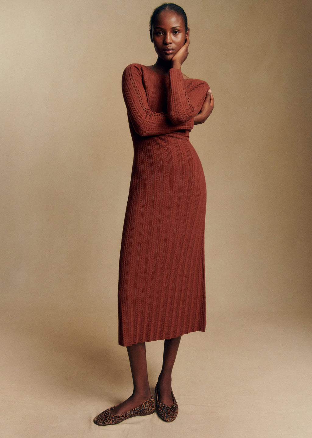 Robe Honorine - Brique