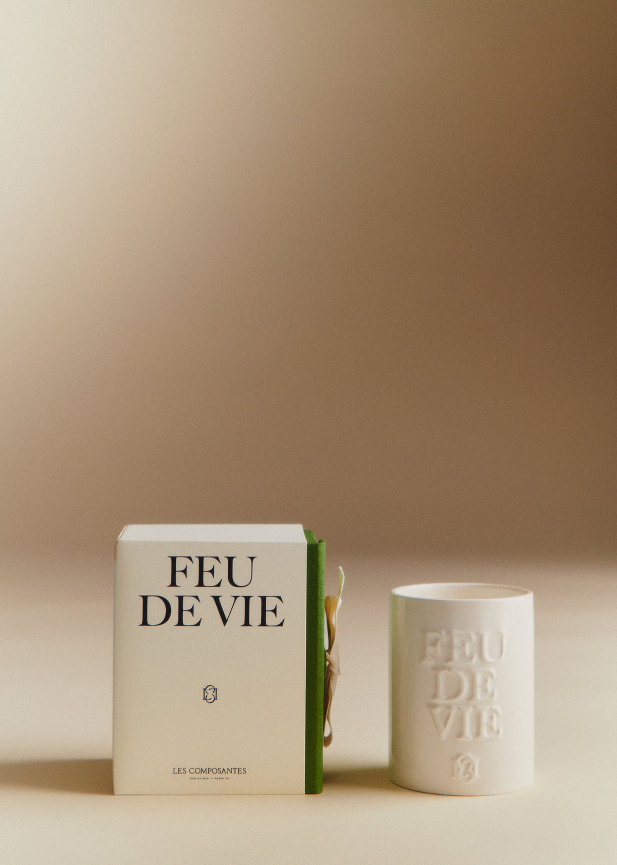 Bougie Feu de vie - La Figue - Écru
