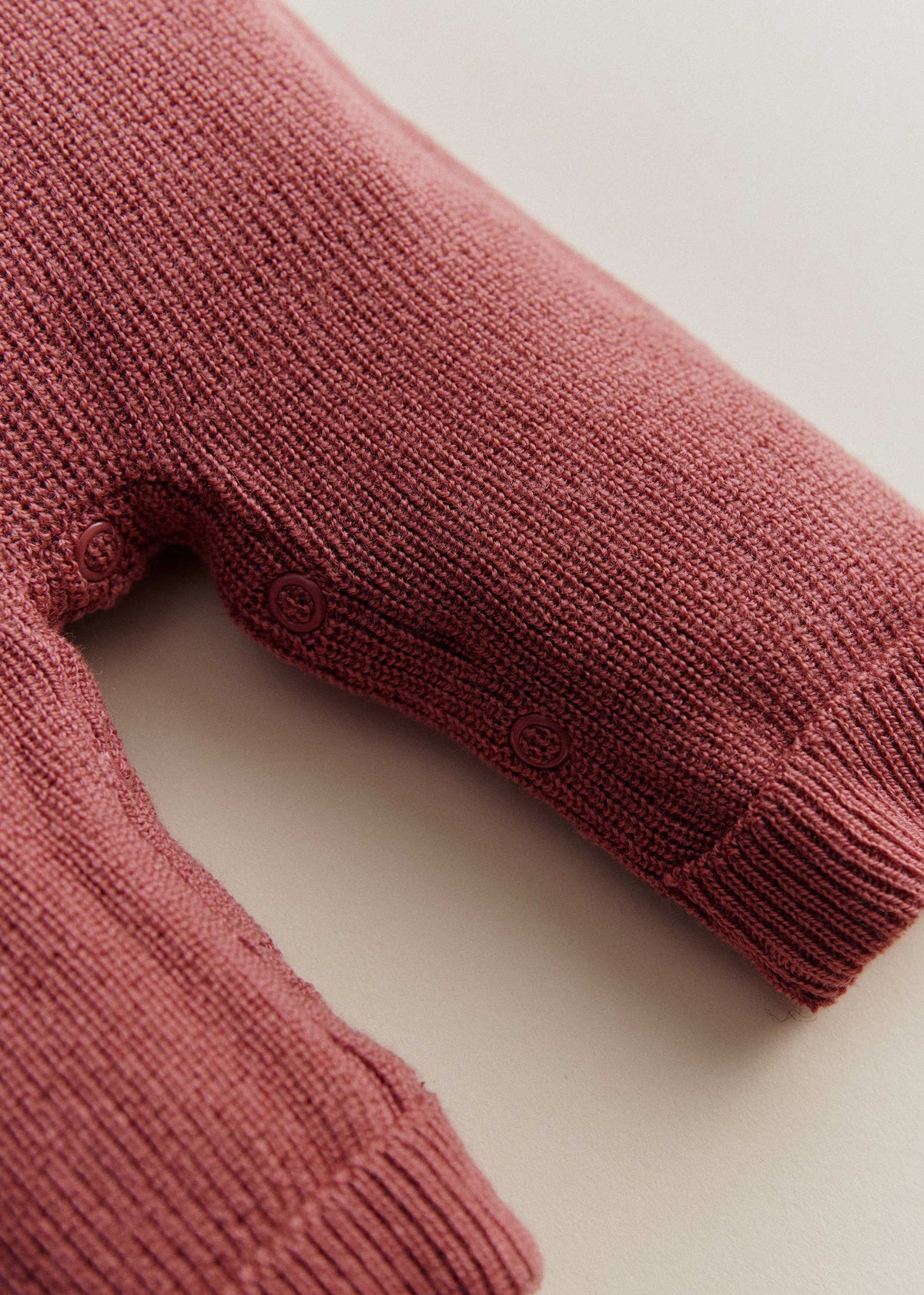 Combinaison Maille Poussin - Bois De Rose