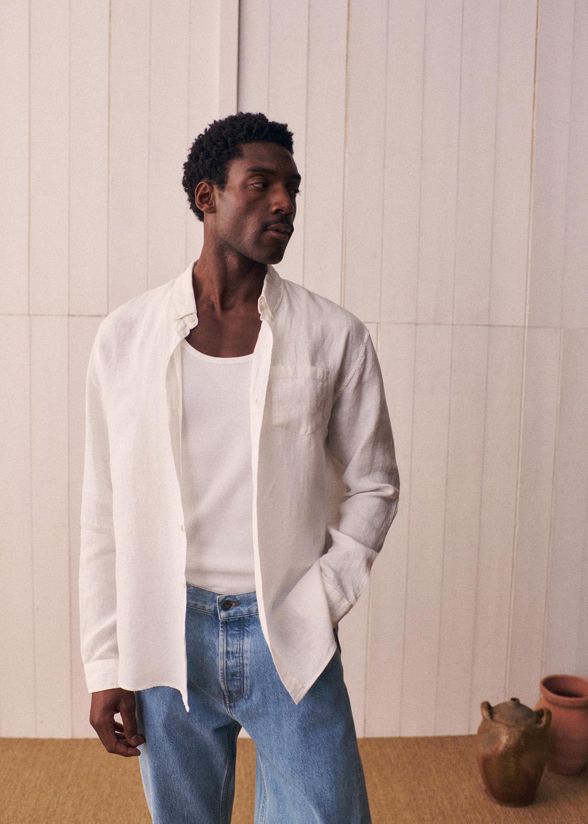 Chemise Charlie Lin - Blanc