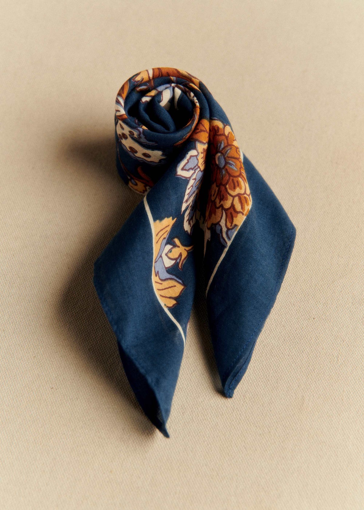 Foulard Gaston - Maxi Fleur Indienne