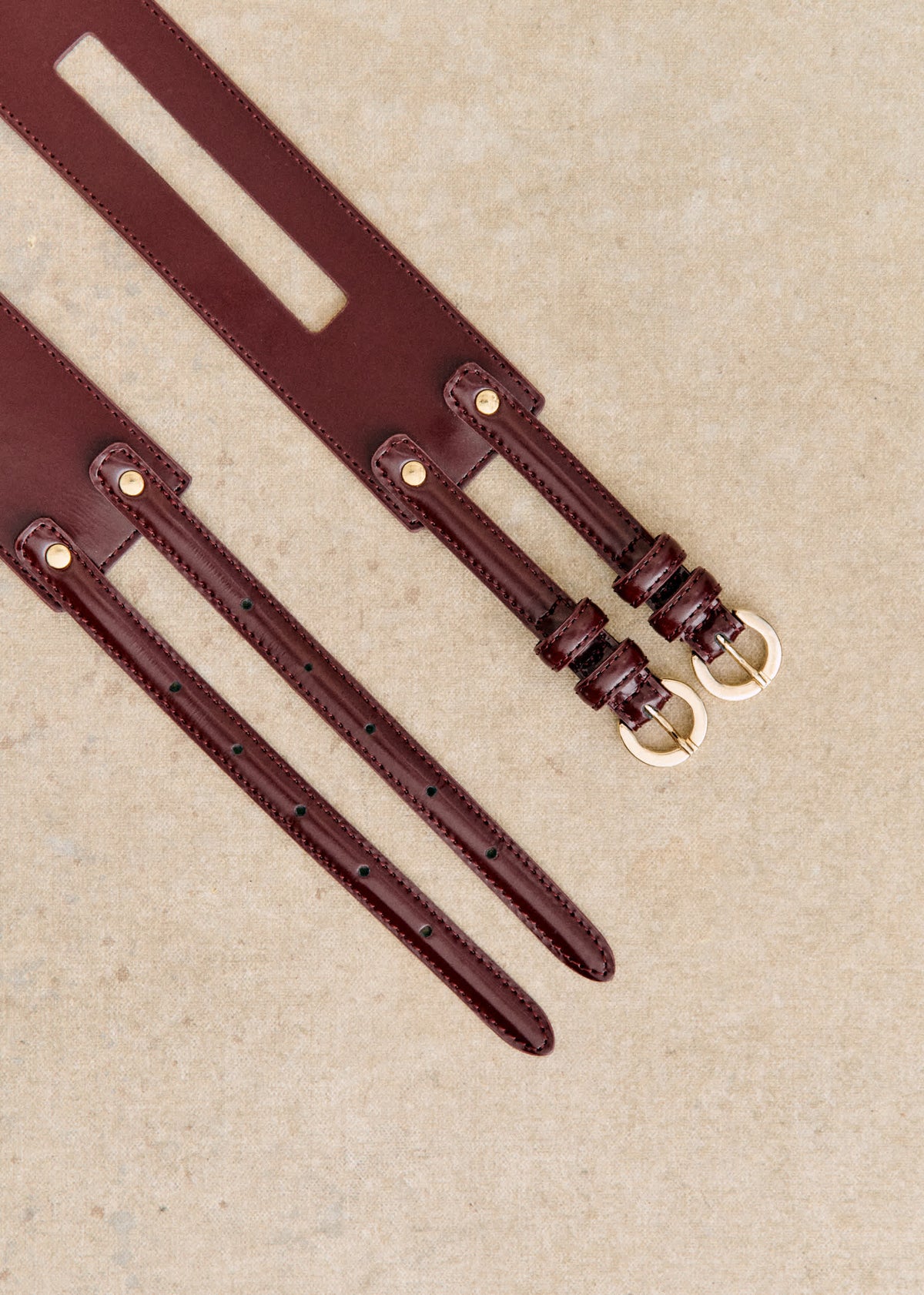 Ceinture Dita - Bordeaux Glacé