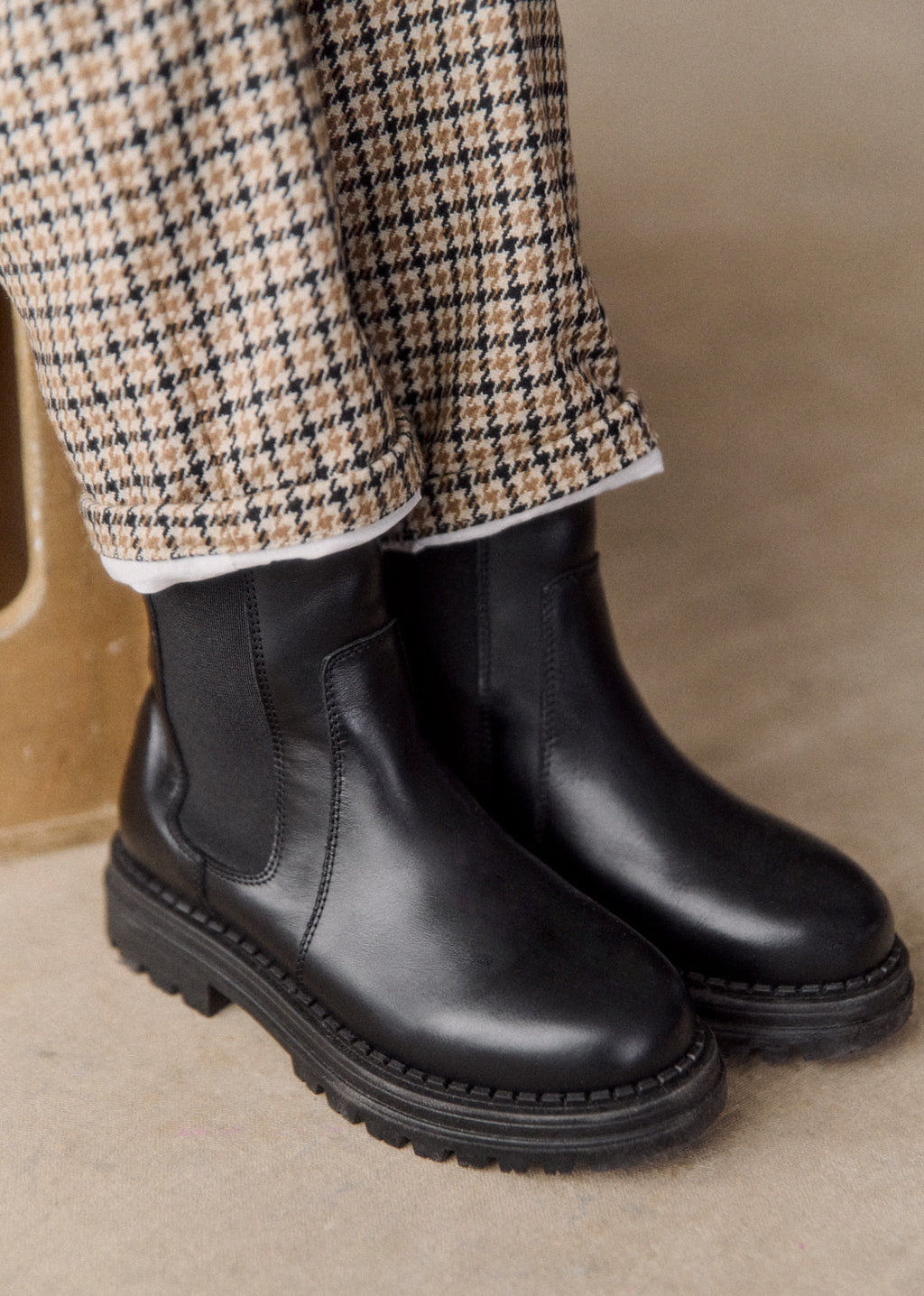 Bottines Nina - Noir Lisse