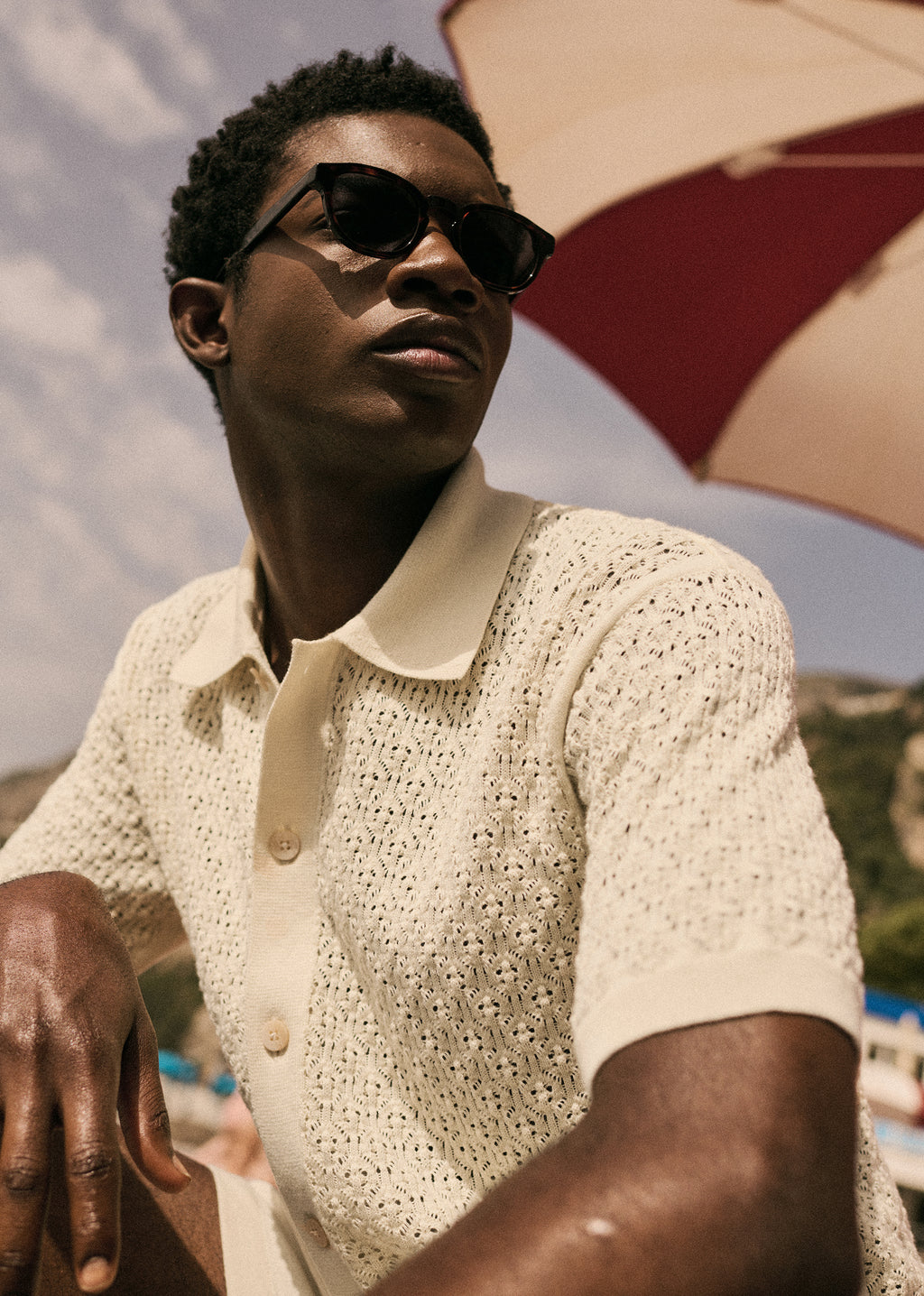 Chemise Maille Nurel - Écru