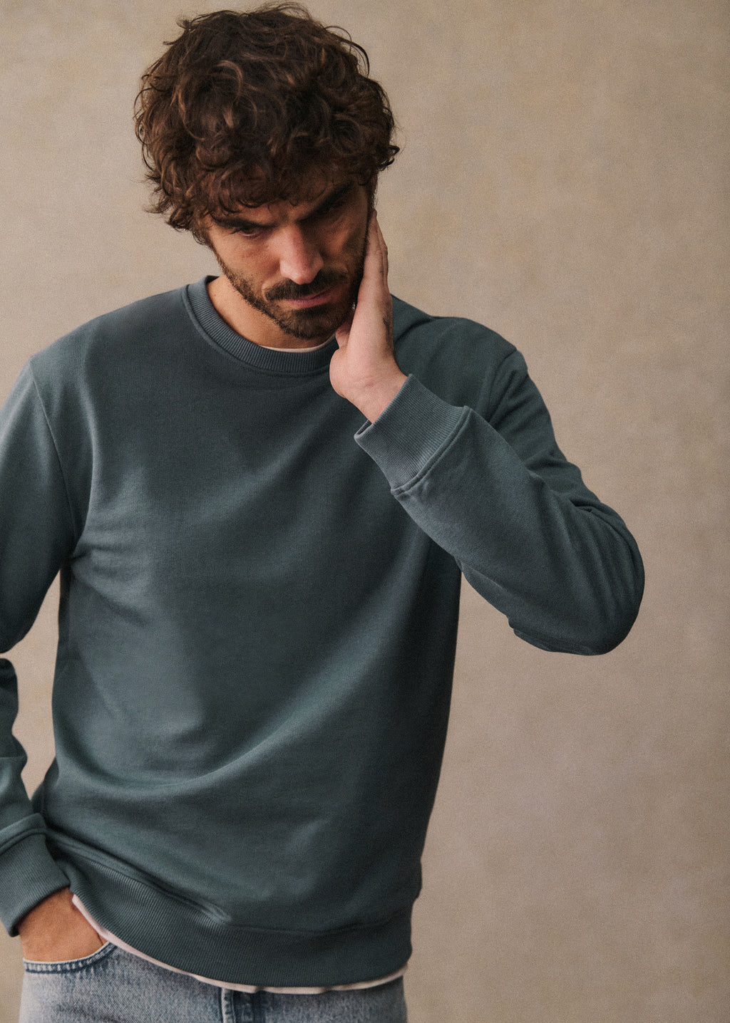 Sweatshirt Jaylen - Bleu Acier