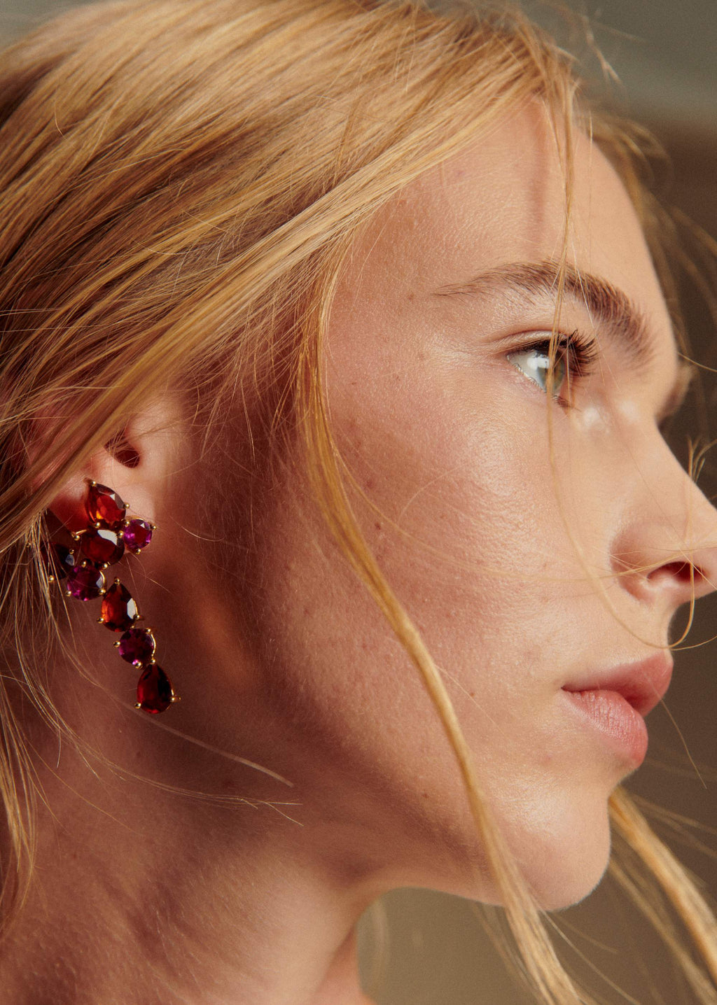 Boucles d'oreilles Helene - Rose Multi