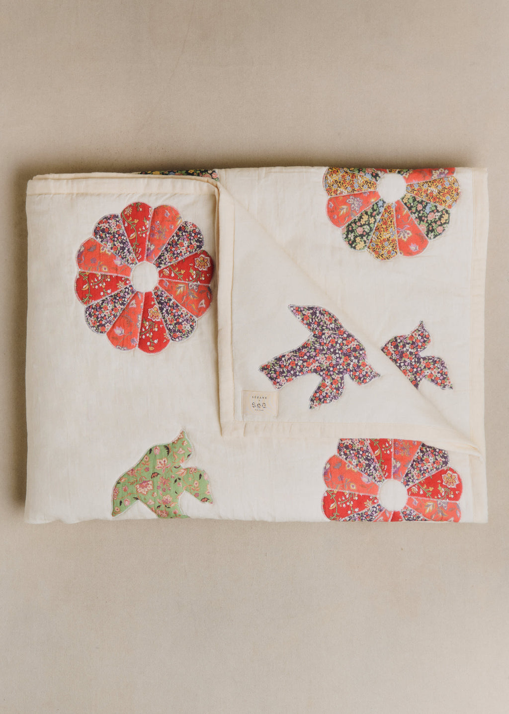 Courtepointe - Sézane x Sea New York - Patchwork Woodstock