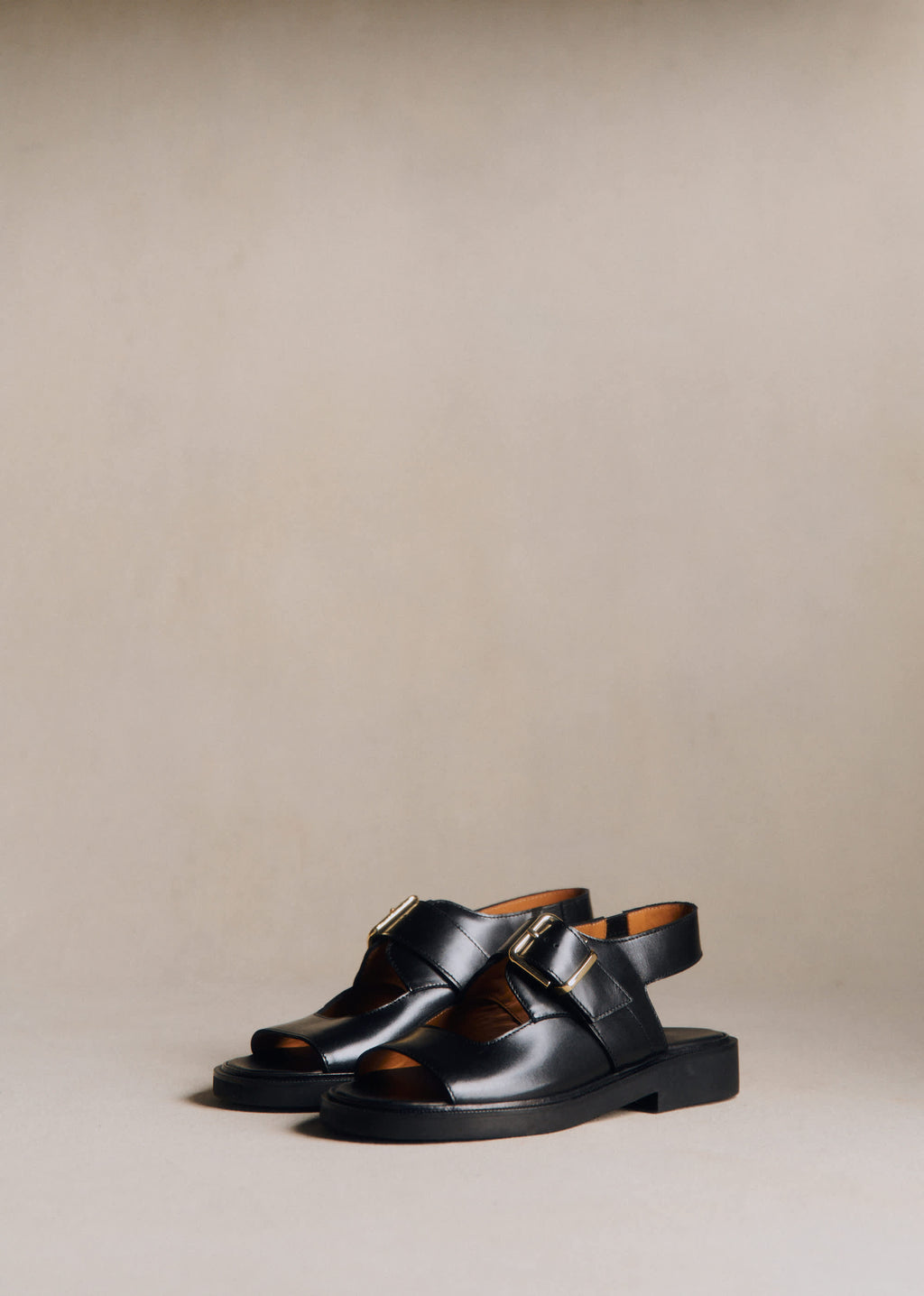 Sandales Low Hector - Noir Glacé