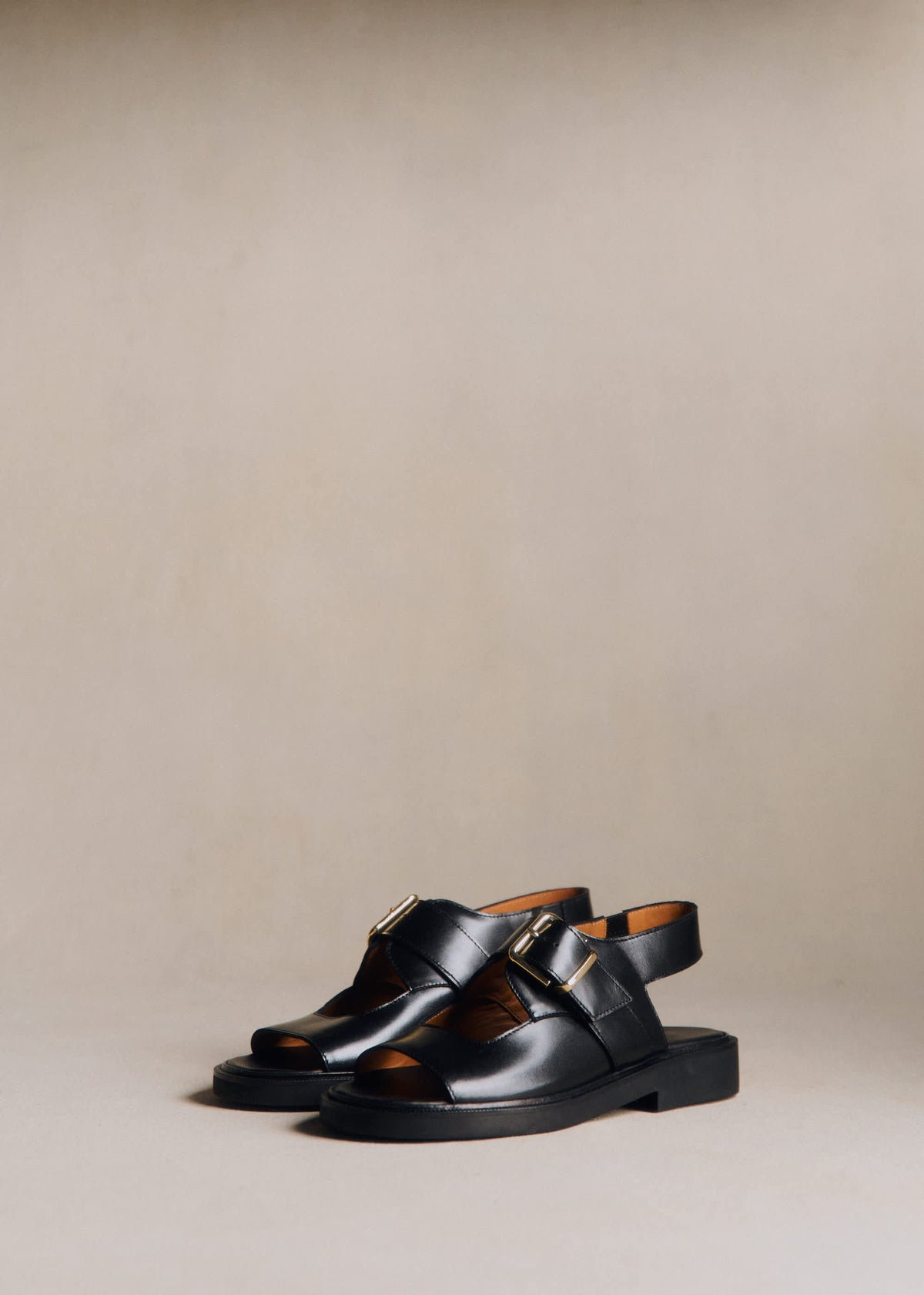 Sandales Low Hector - Noir Glacé