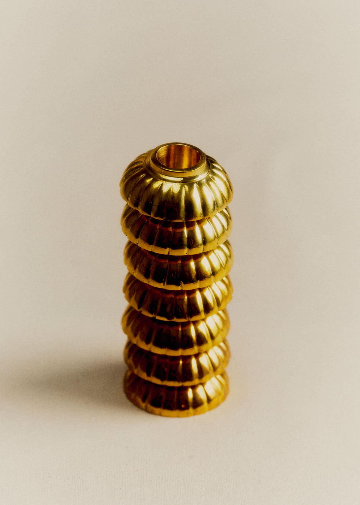Coffret Bougeoirs Canellato et Chandelles - Laiton