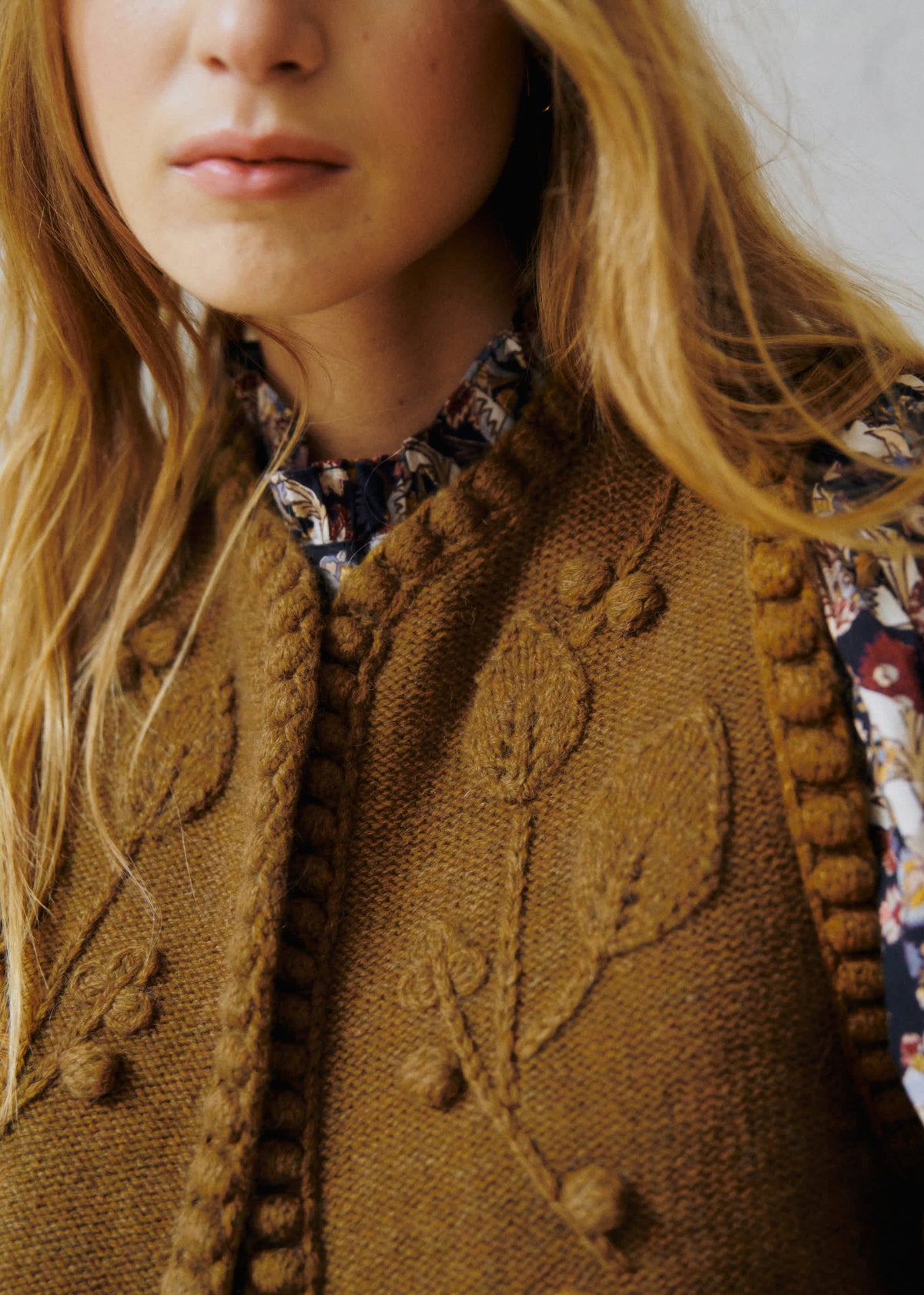 Gilet Nate - Sézane X Sea NY - Mordoré