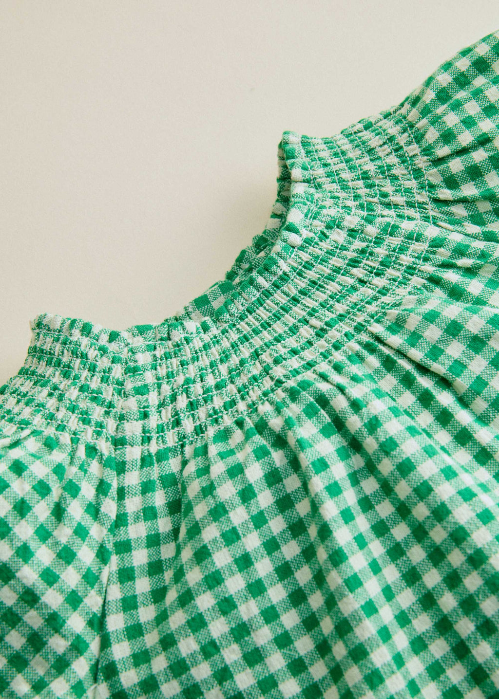 Blouse Nolane - Vichy Vert