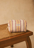 Trousse de toilette Twyman - Écru Rayures Multicolore