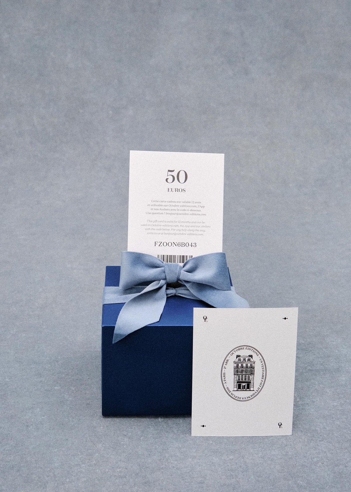 Carte Cadeau Octobre EUR - 50€