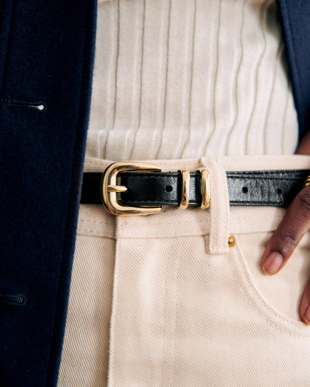 Ceinture Livie - Noir Vernis