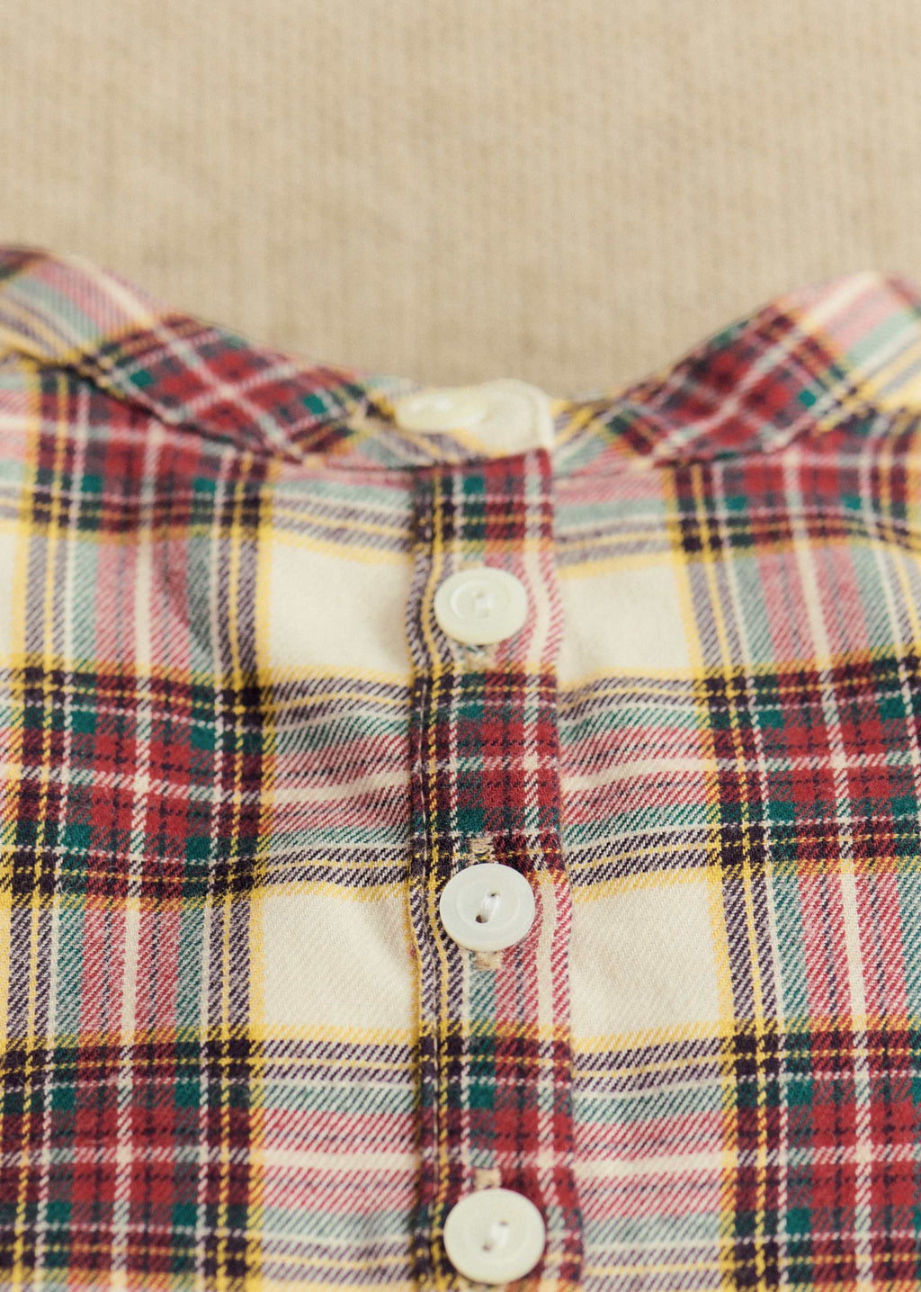 Chemise Sacha - Carreaux Ecru / Rouge