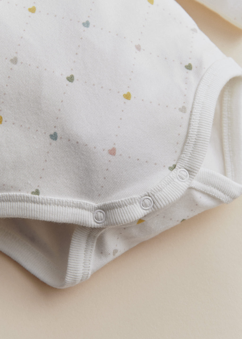 Body Icare - Imprimé Coeur Croisillon Pastel