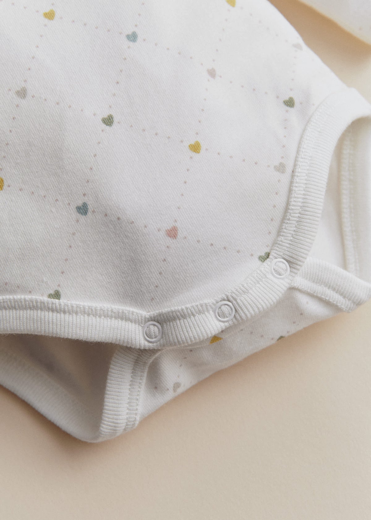 Body Icare - Imprimé Coeur Croisillon Pastel