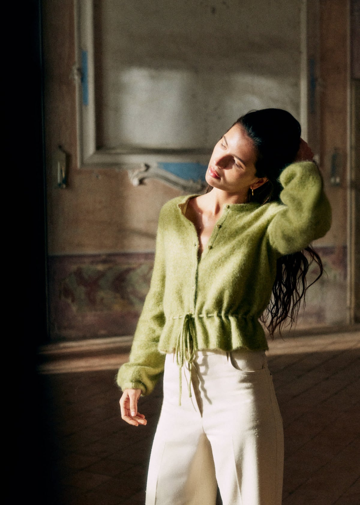 Gilet Barbara - Vert Amande