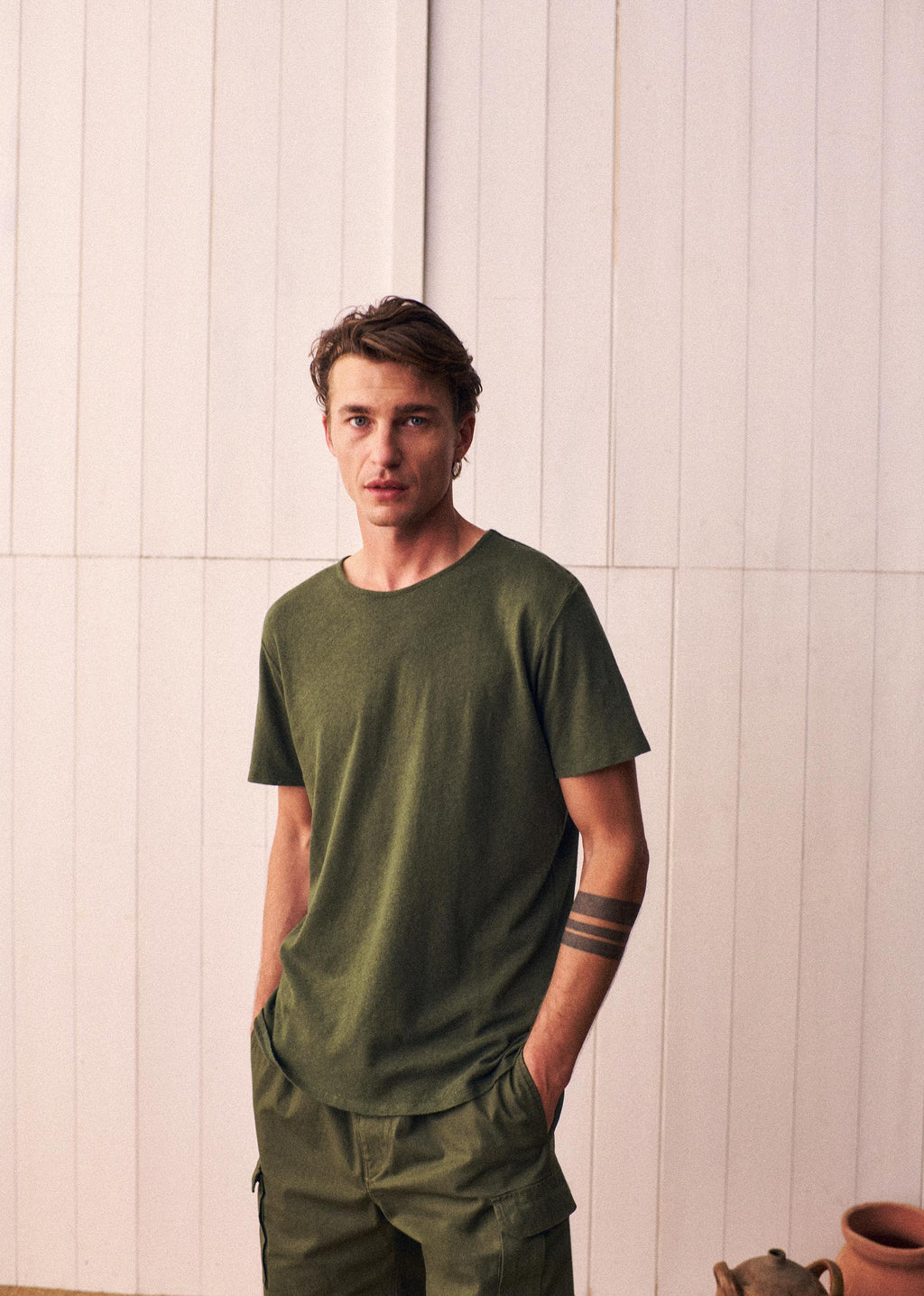 T-Shirt Martin - Kaki Foncé