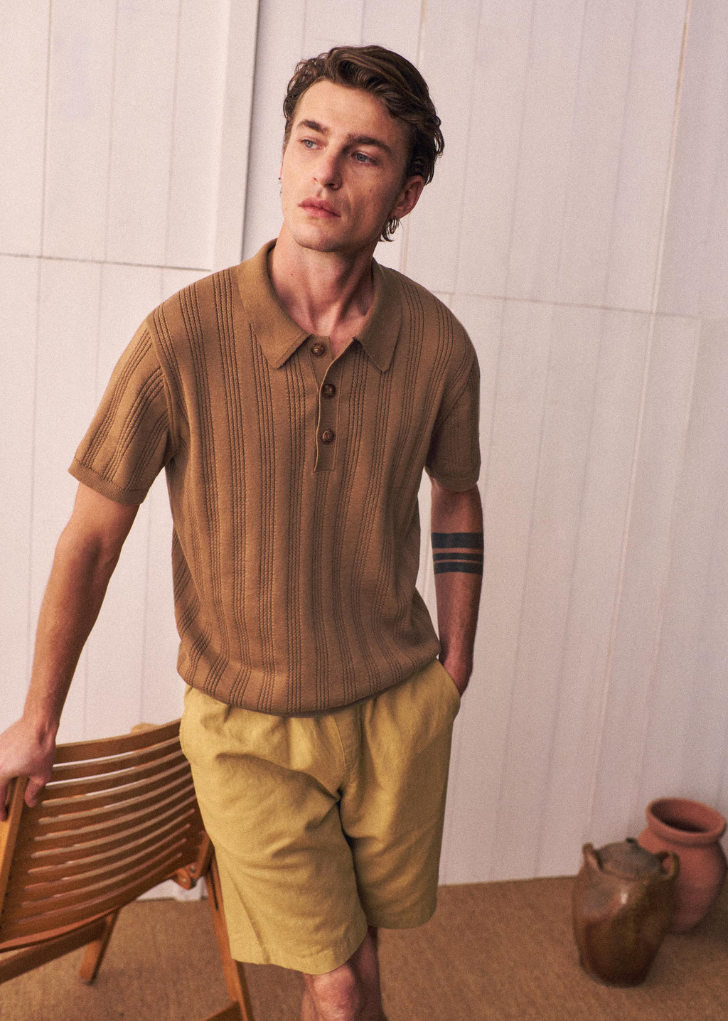 Polo Maille Rio - Camel