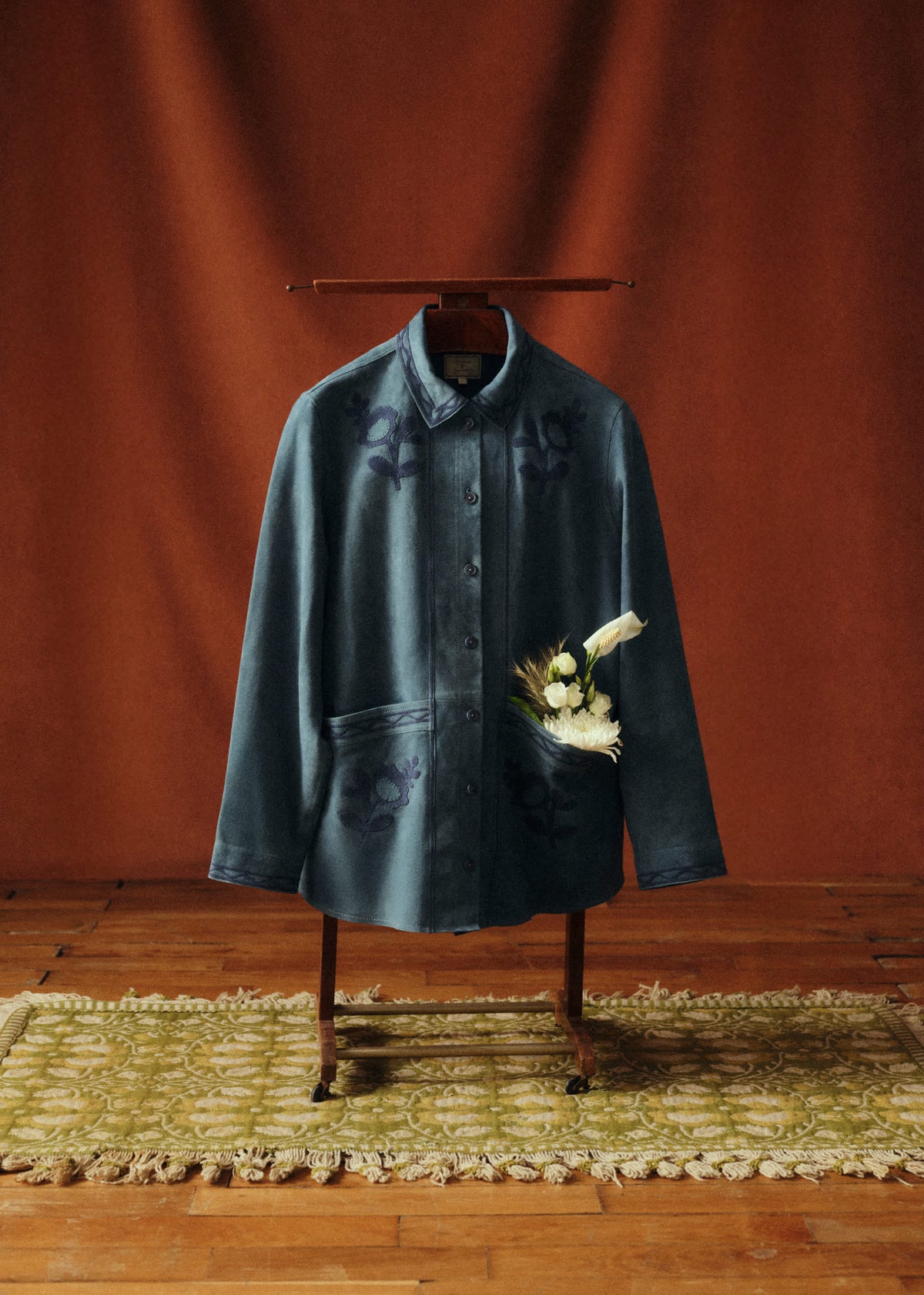 Veste Will - Sézane x Baziszt - Bleu Vintage