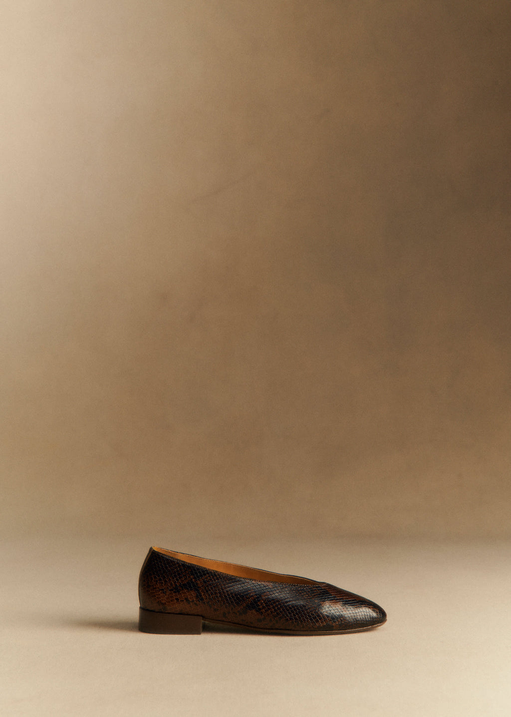 Ballerines Low Matilda - Marron Python