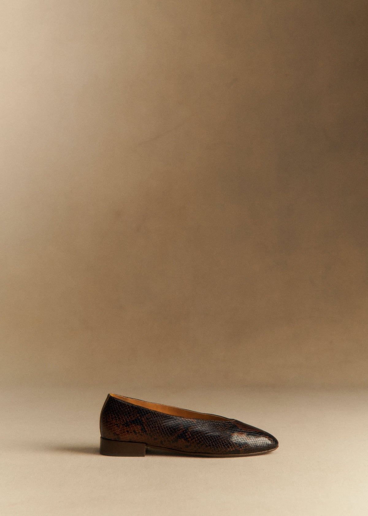 Ballerines Low Matilda - Marron Python