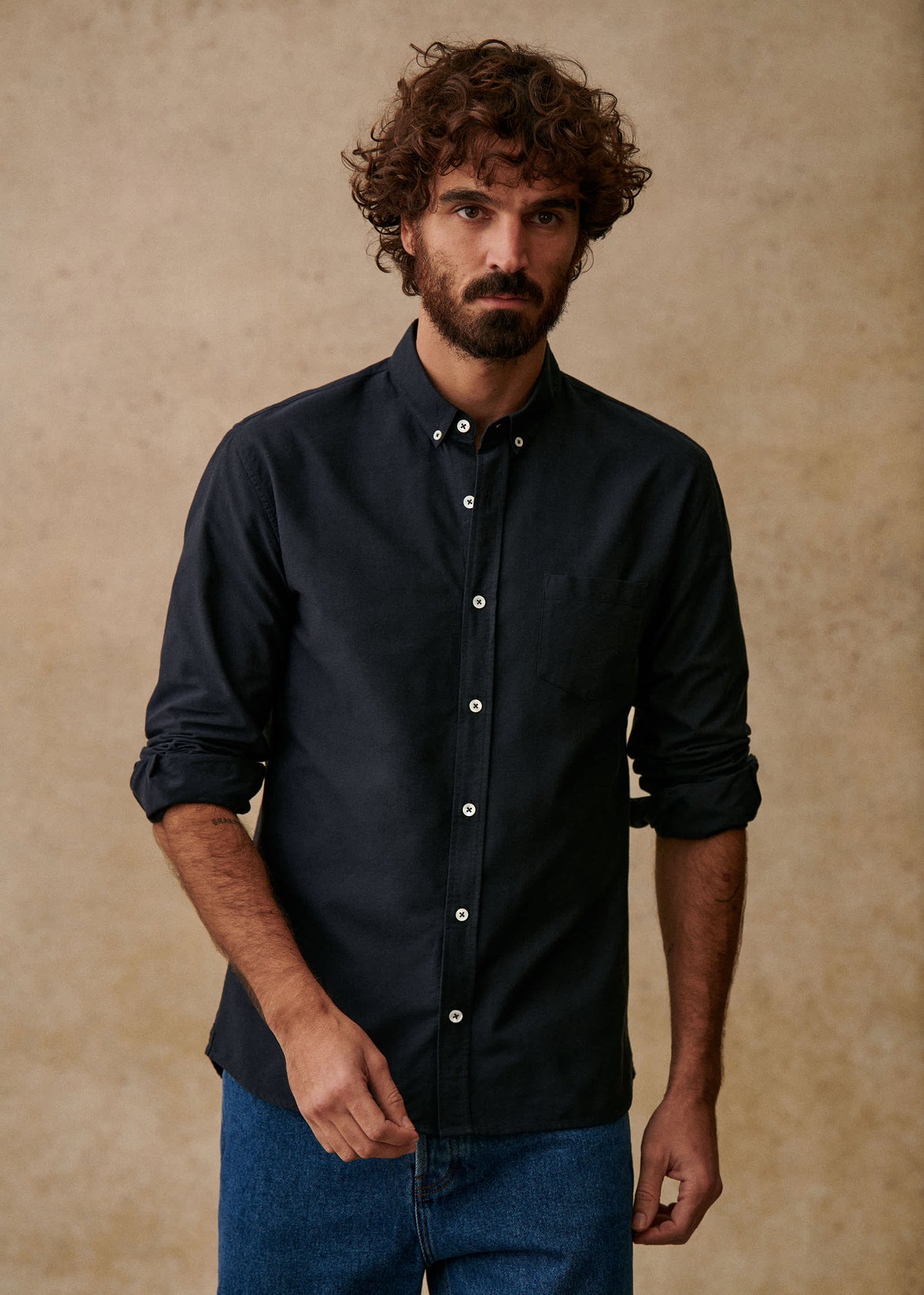 Chemise Charlie Oxford - Marine