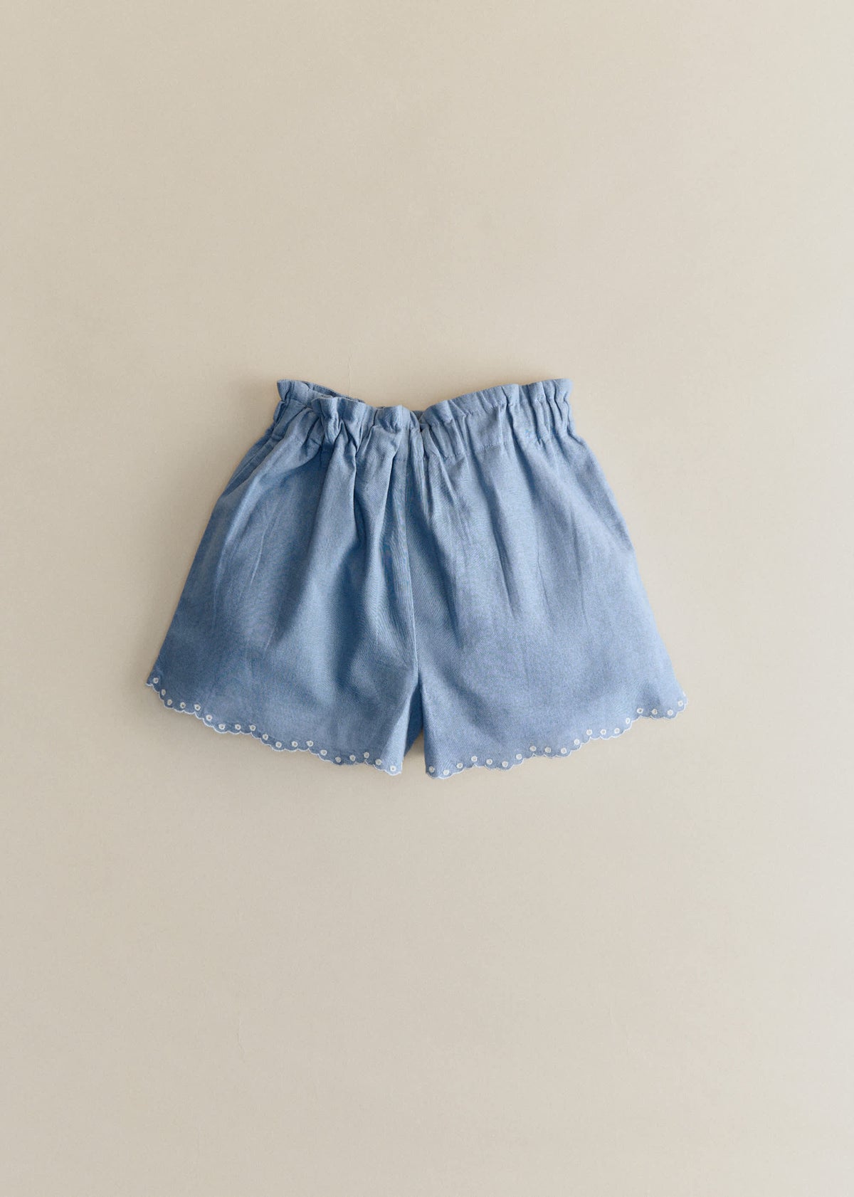 Short Ophélia - Bleu Vintage / Broderie Aurélia