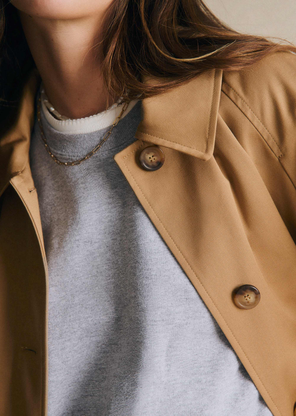 Manteau Clyde - Camel