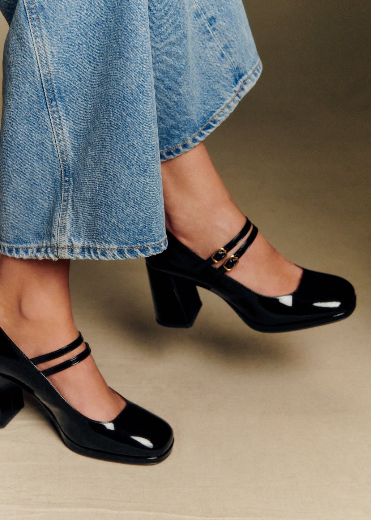 Babies High Carmen - Noir Vernis