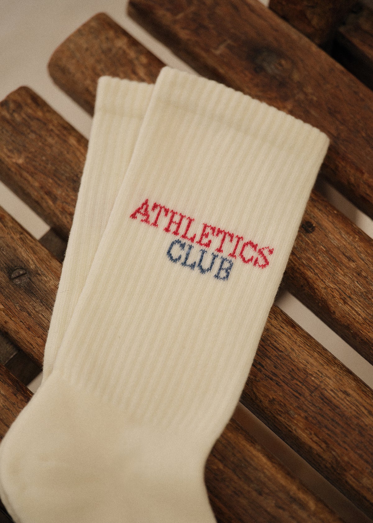 Chaussettes Athletics Club - Écru