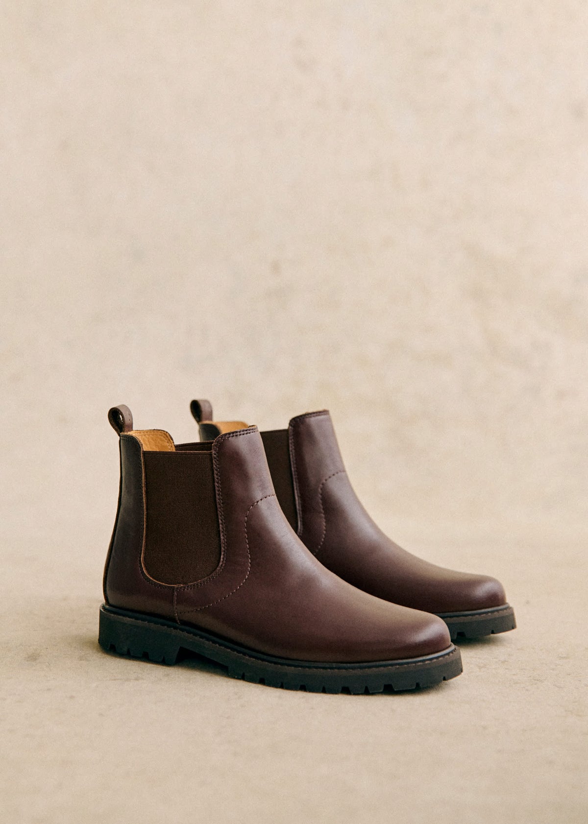 Bottines Charlie - Chocolat Lisse