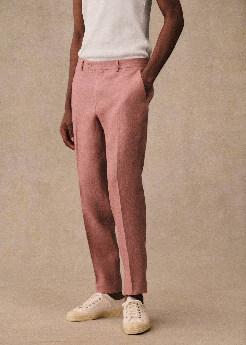 Pantalon Deon - Rose Chiné