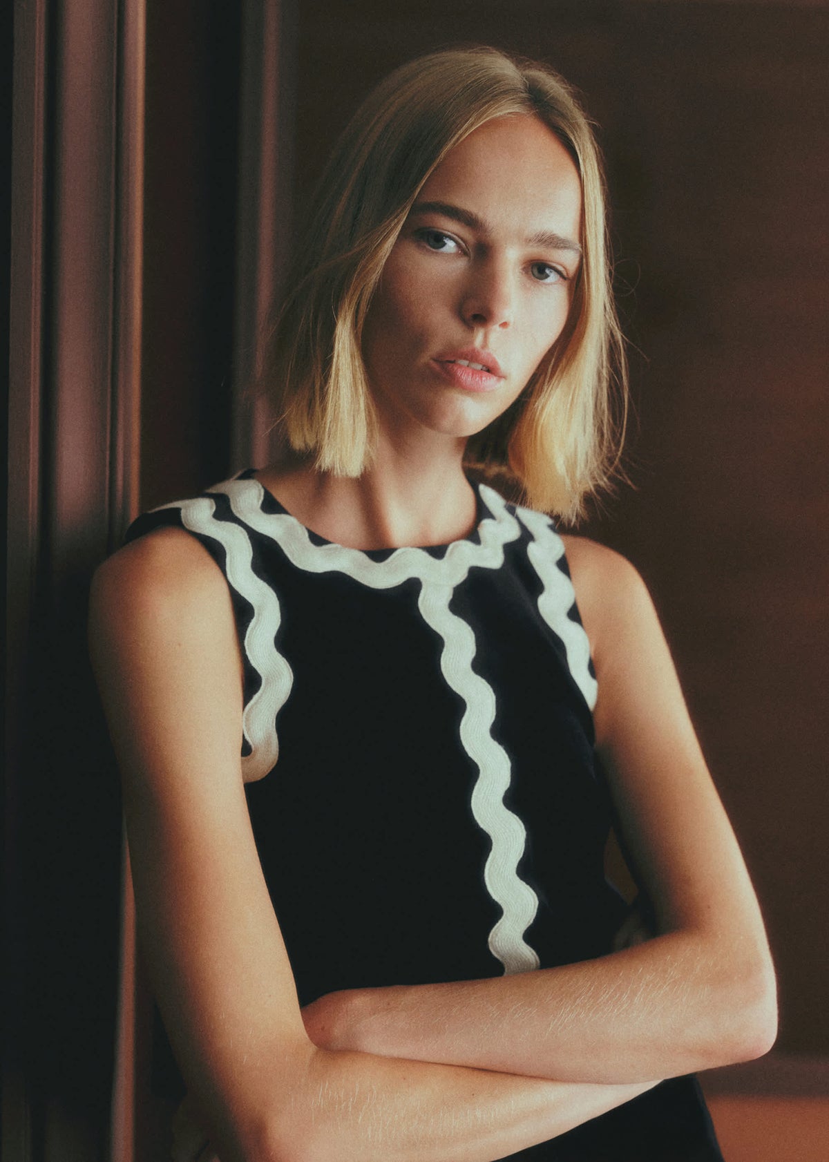 Top Doriam - Velours Noir