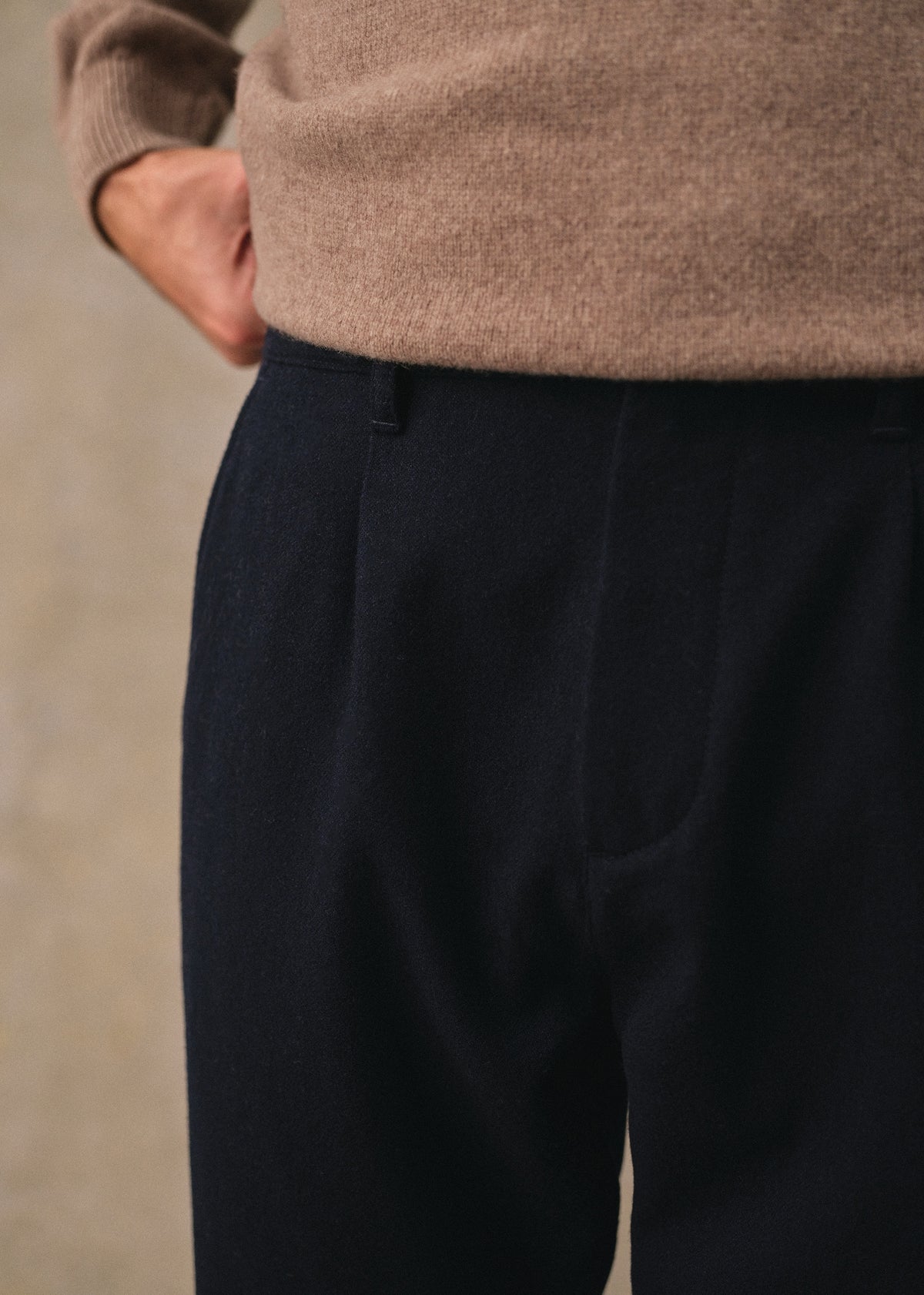 Pantalon Bergame - Marine Foncé