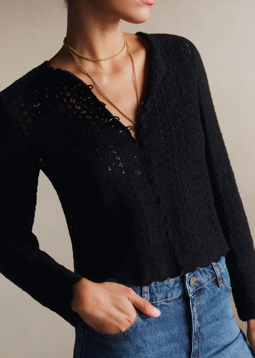 Gilet Noelie - Noir