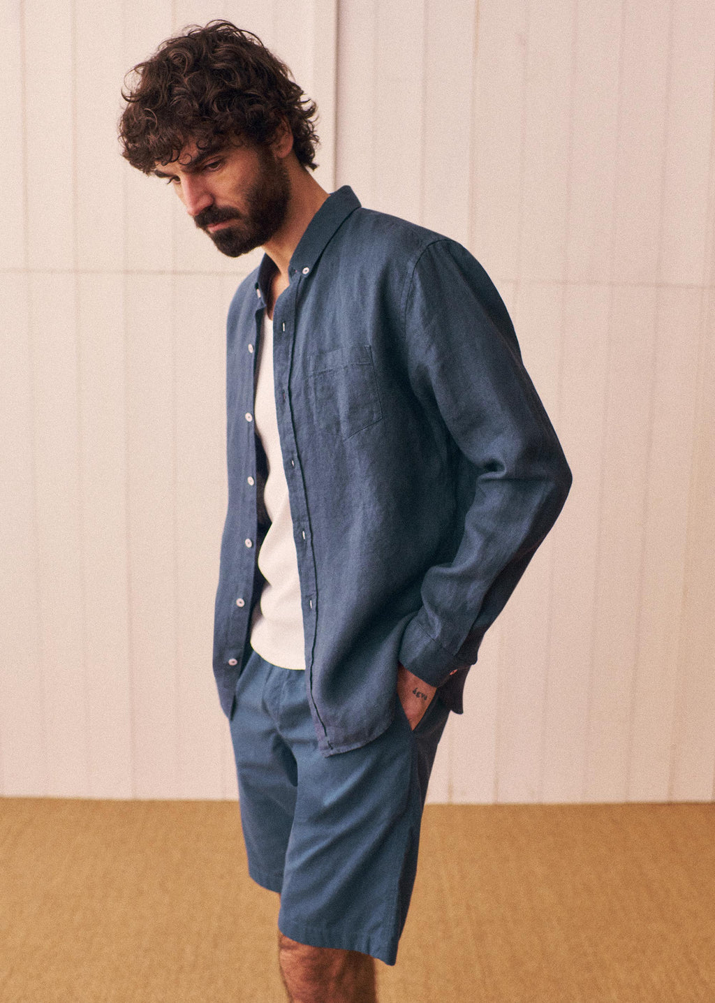 Chemise Charlie Lin - Bleu Nuit