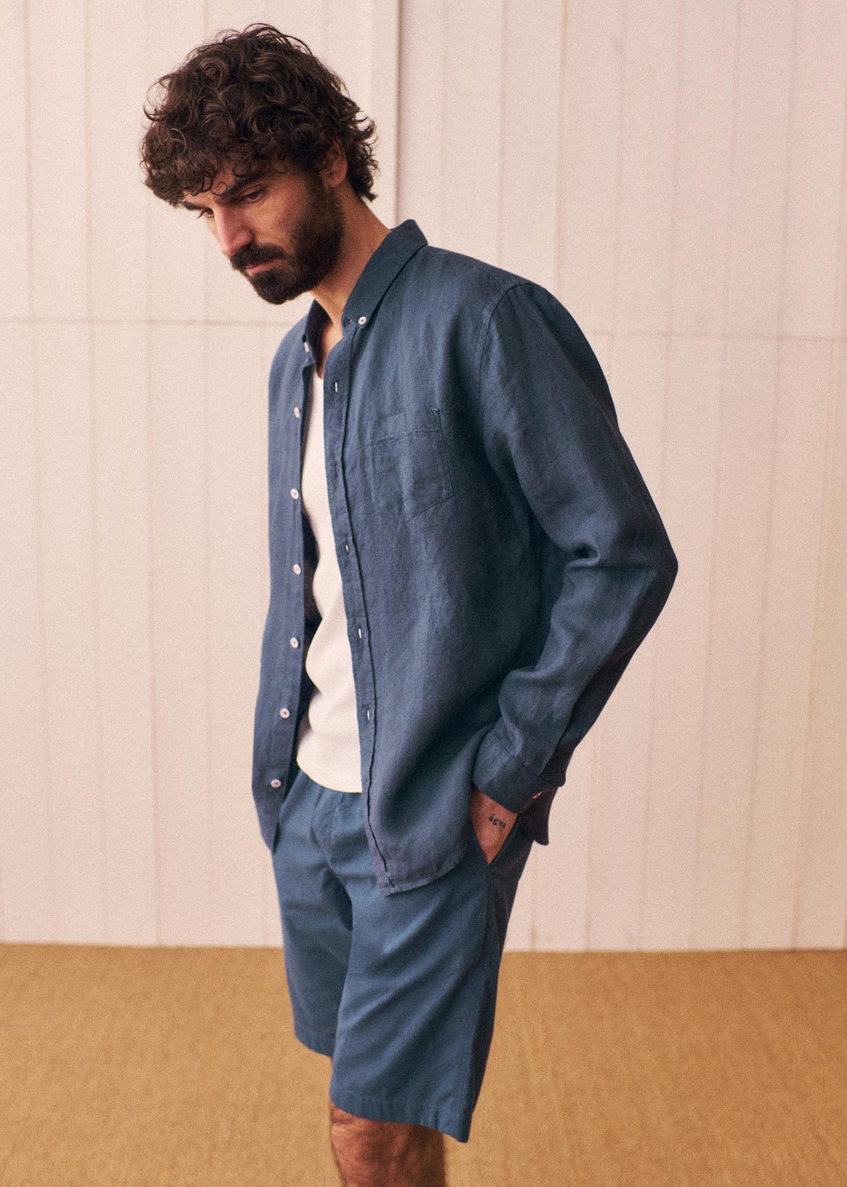 Chemise Charlie Lin - Bleu Nuit