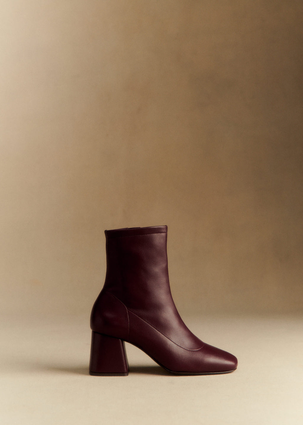 Bottines Aline - Bordeaux Lisse