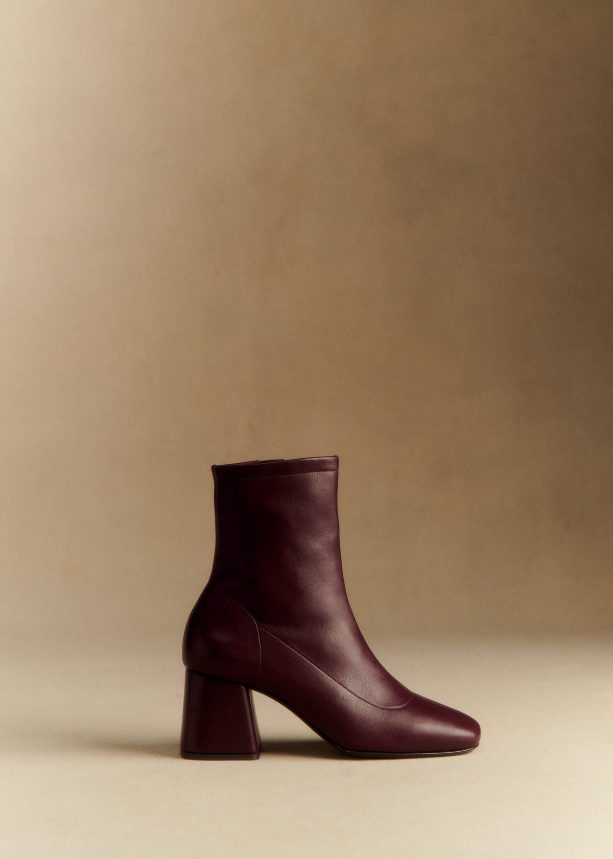 Bottines Aline - Bordeaux Lisse