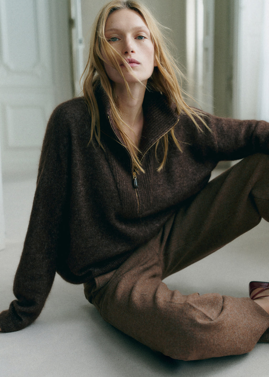 Pull Tobias - Chocolat Foncé