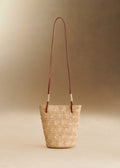 Panier Rosie - Raphia Naturel Broderie